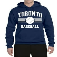 Wild Bobby City of Toronto Baseball Fantasy Fan Sports Unise Hoodie Sweatshirt, флот, среден