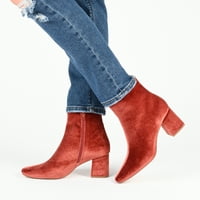 Колекция на пътешествия жени Hazara Square Toe Block Heel Booties Booties