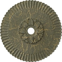 1 4 од 7 8 п таванен Медальон от пъпеш, ръчно рисуван пращене на хамамелис