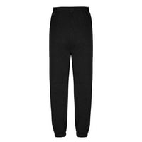 Oieyuz Jogger Pants for Women Sport DrawString Cinch Bottom Pants Trendy Printed Twing Sweatpants