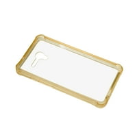 Капак за калъф за броня REIKO TPU за Alcatel One Touch Fierce XL - Clear Gold