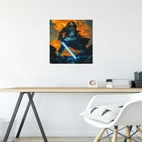 Star Wars: Obi-Wan Kenobi-Obi-Wan Mustafar Wall Poster, 14.725 22.375
