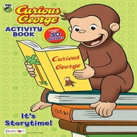 Bendon Publishing PBS Kids Kids Curious George Storytime Coloring Activity Book със стикери