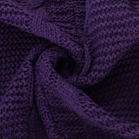 Idoravan жилетки за жени разрешение пролетни жени модни ежедневни плетени джобни пуловери твърди цветове с дълъг ръкав кардиган върхове