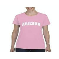MMF - Кратка ръкав за тениска за жени, до женски размер 3XL - Аризона