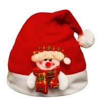 Хана Мека и удобна шапка Коледа карикатура рога Дядо Коледа снежен човек шапка Весела Коледа декор за дома Коледа орнаменти всички сезони