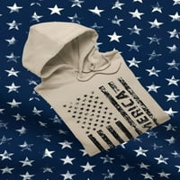 Американски 4 юли Мъже на качулка -Маг от Shutterstock, мъжки 5x -голям