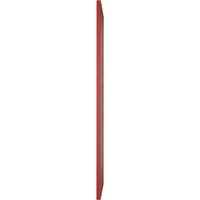 Екена Милуърк 15 в 68 з вярно Фит ПВЦ хоризонтална ламела рамкирани модерен стил фиксирани монтажни щори, огън червено
