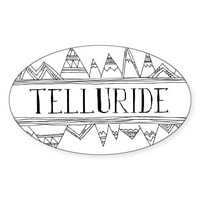 Cafepress - Telluride Mountain - Стикер
