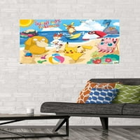 Pokémon - Плакат за стена на плажа, 22.375 34