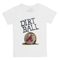Младежта мъничка бяла тениска с челна топка в Атланта Скъпа
