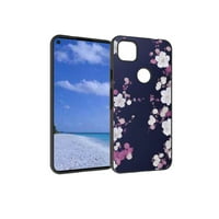 Телефонна калъф на Hibiscus за Google Pixel 4a 4g за жени Подаръци за мъже, мек силиконов стил Шокпул