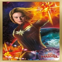 Cinematic Universe Marvel - Капитан Марвел - Плакат за енергийна стена, 22.375 34