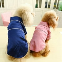 Elaydool Pet Dog Pajama Soft Silk French Bulldog Fragrant Victoria Pajamas за малки кучета Shih tzu Puppy Cat Clothes Pets Clothing